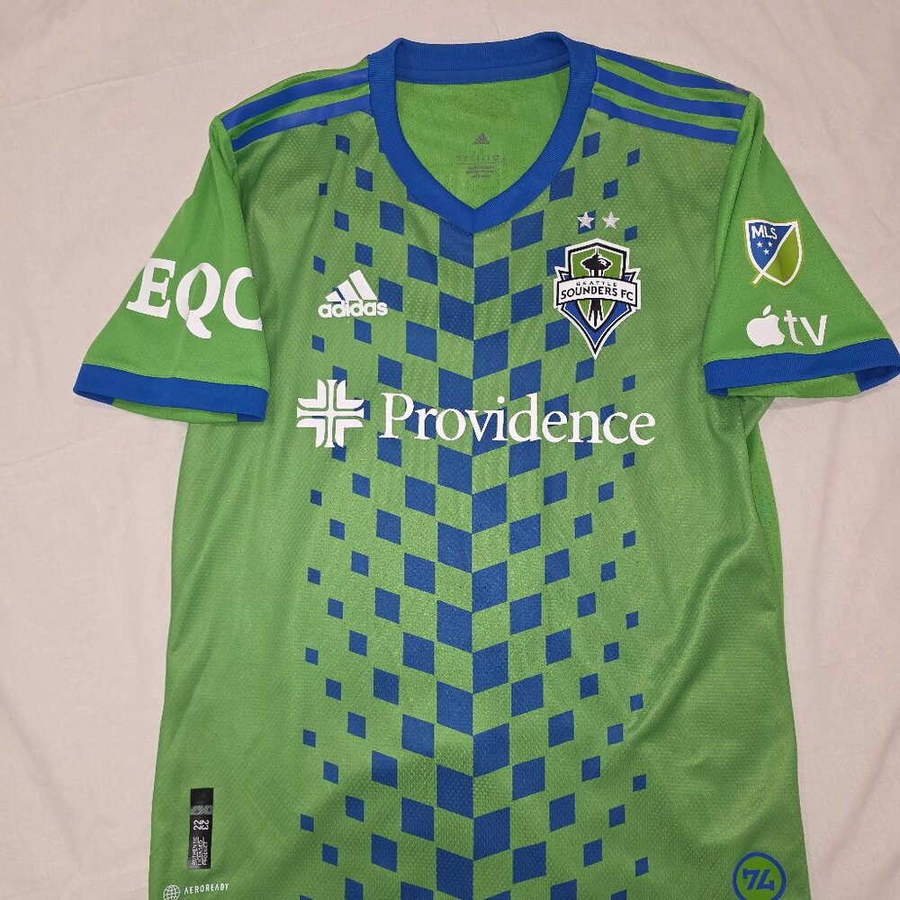 Seattle Sounders Authentic Adidas Jersey Men's Size Small